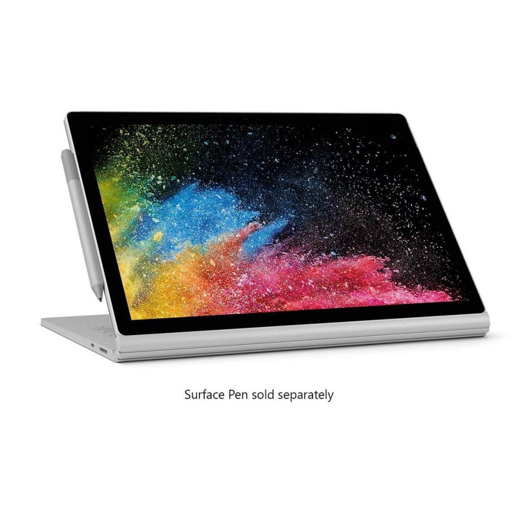 מחשב נייד מומלץ למעצבים Microsoft Surface Book 2